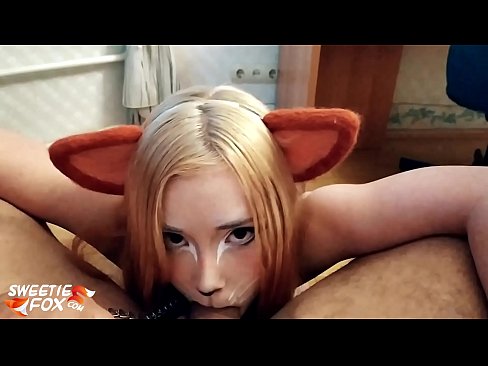 ❤️ Kitsune swallow dick and cum in her mouth ❌ Super sex at us